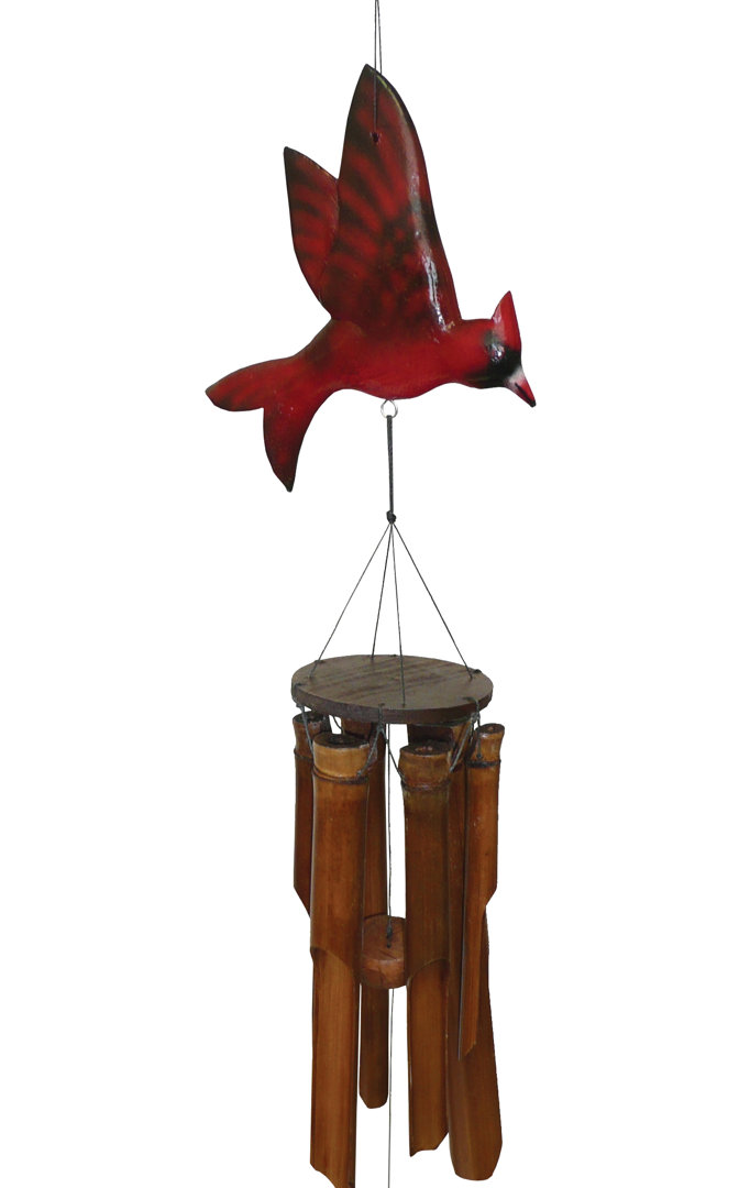 Weather Resistant Bamboo Animals Wind Chime Cohasset Gifts & Garden