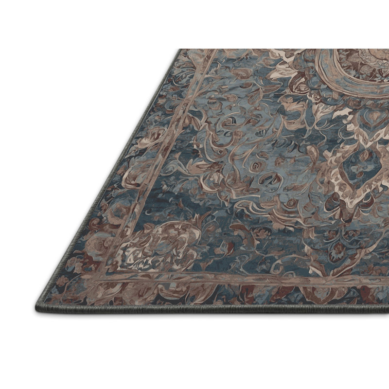 Silky Soft Plush Gray Area Rug, Square 7'