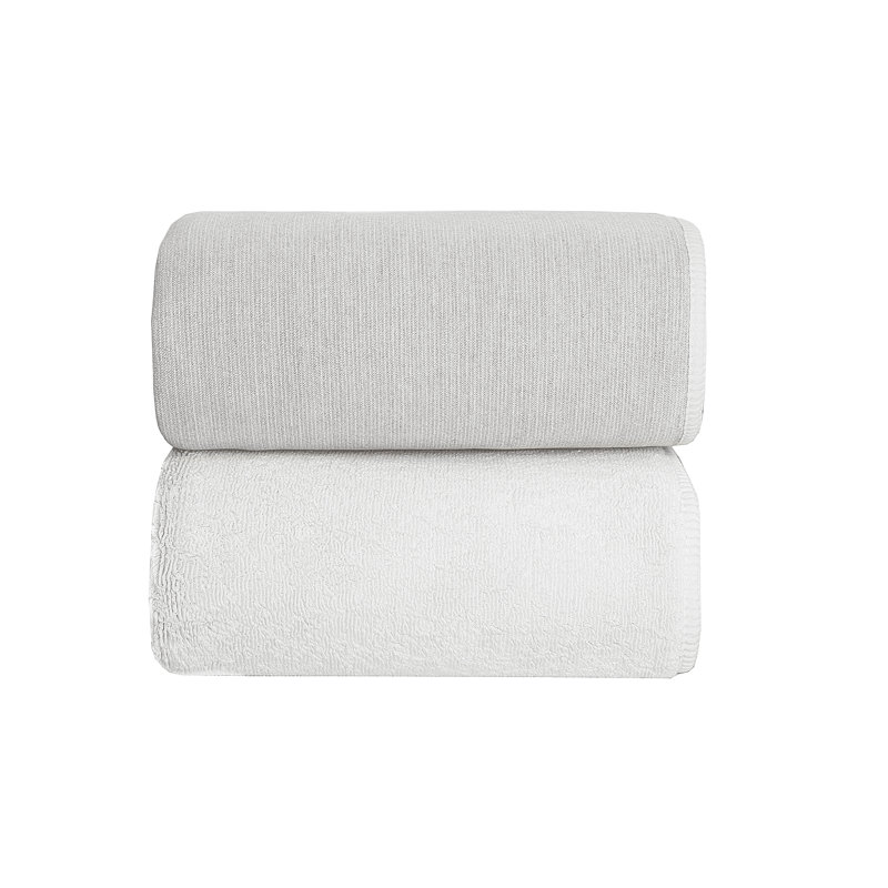 Linen Duo Hand Towel Set, White