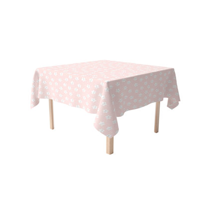 Square Geometric Cotton Twill Tablecloth