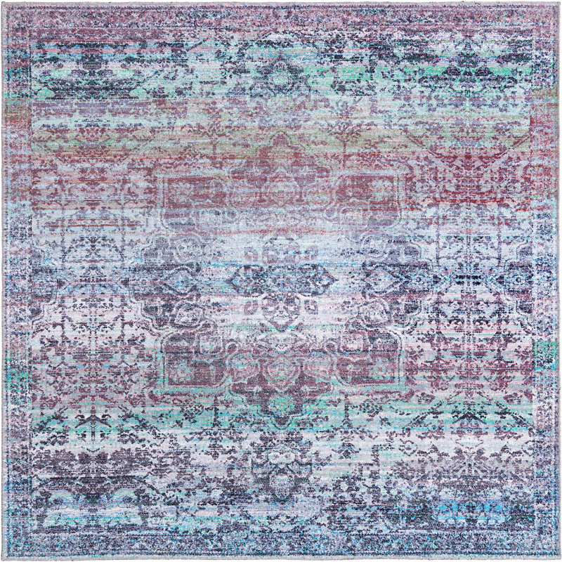 Oriental Indoor Rug, Square 7'3"
