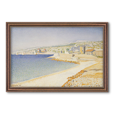 La jetée à Cassis, Opus 198, 1889 - Paul Signac - Toile encadrée sur mesure