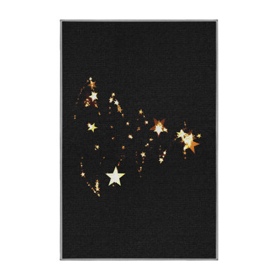 Tapis de noël zone noire