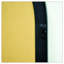 Miroir mural semi-circulaire l 24 po x H 36 po avec panneau de fibres à densité moyenne noir et blanc et cadre en fer
