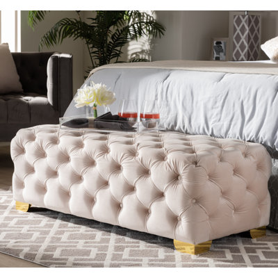 Kylin Velvet Ottoman