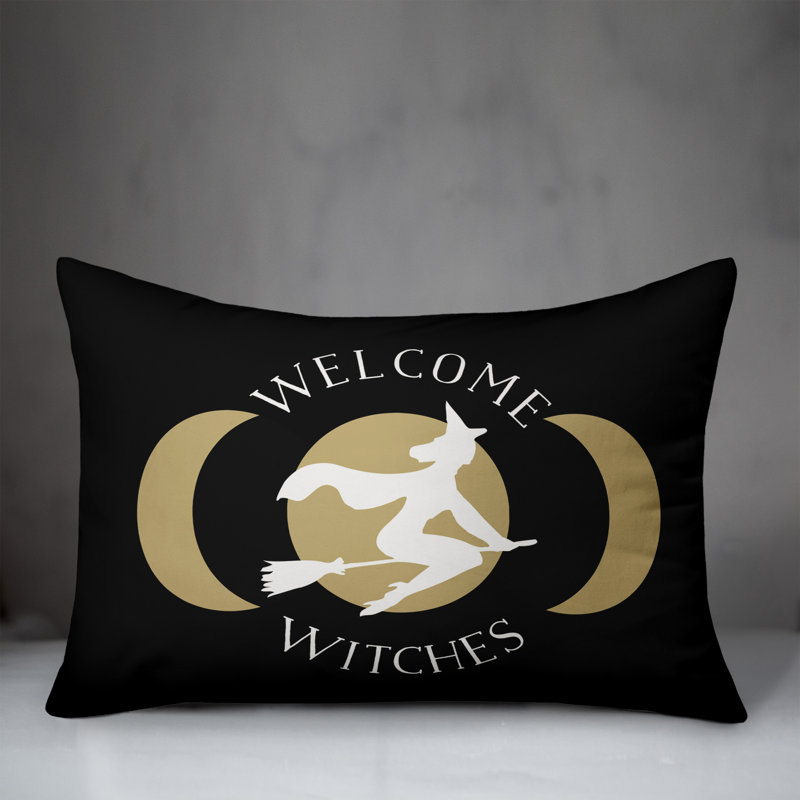  Welcome Witches Rectangular Pillow Cover & Insert