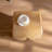 Three-Dimensional Embossed  Pattern Design Retro Side Table,Retro Wooden Nightstand