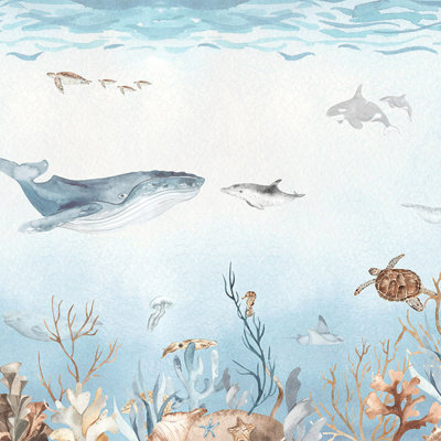 Adhésif mural pelez et collez Ocean Bliss