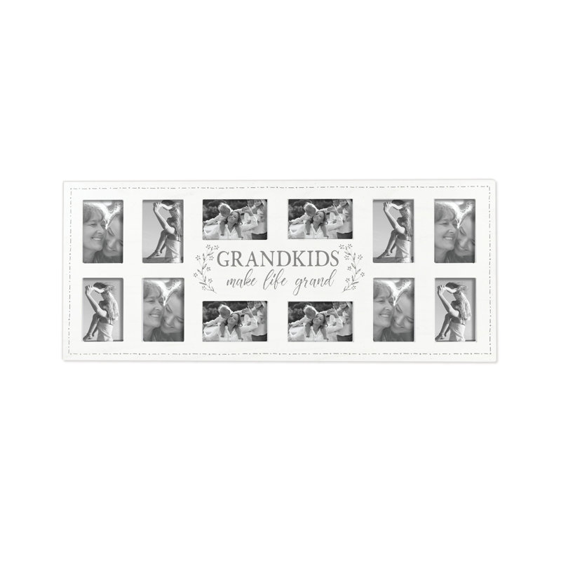 Elijan 4" x 6" 12-Opening Wall Collage Picture Frame, White