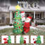 180cm LED Inflatable Christmas Tree with Santa & Polar Bear – Outdoor Holiday Yard Decoration for Lawn, Porch & Garden, Weather-Resistant, Quick-Set