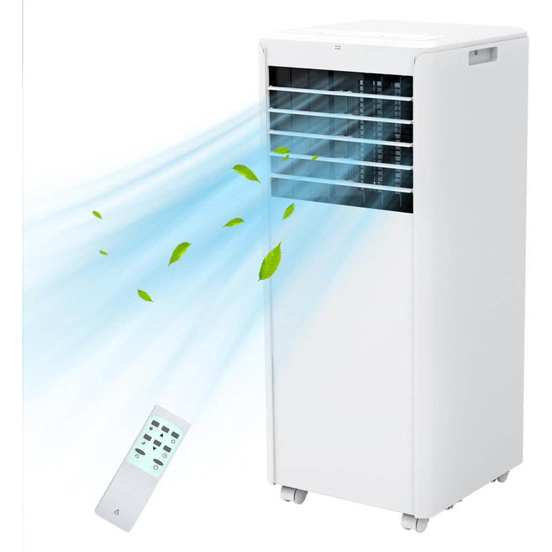 8,000 BTU Portable Air Conditioner with Built-In Dehumidifier