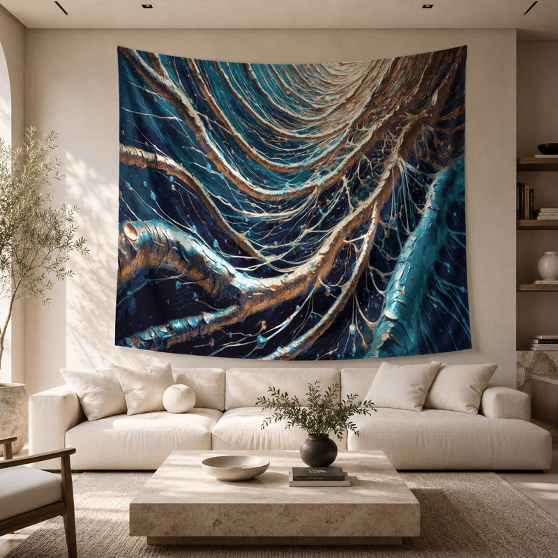 Tapisserie murale Sci Fi, 68 po x 80 po