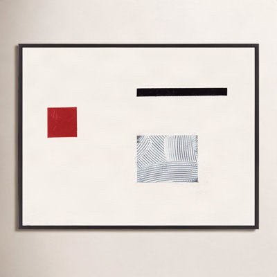 Tempo With Red 1 Print by Robert Kamnatnik