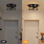 Plafonnier encastré 2 lumières 9,44 po 