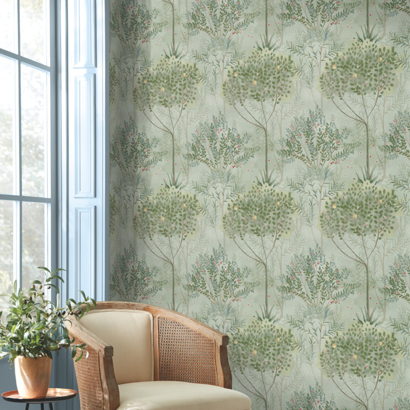 Rouleau de fleurs Astin, Vert