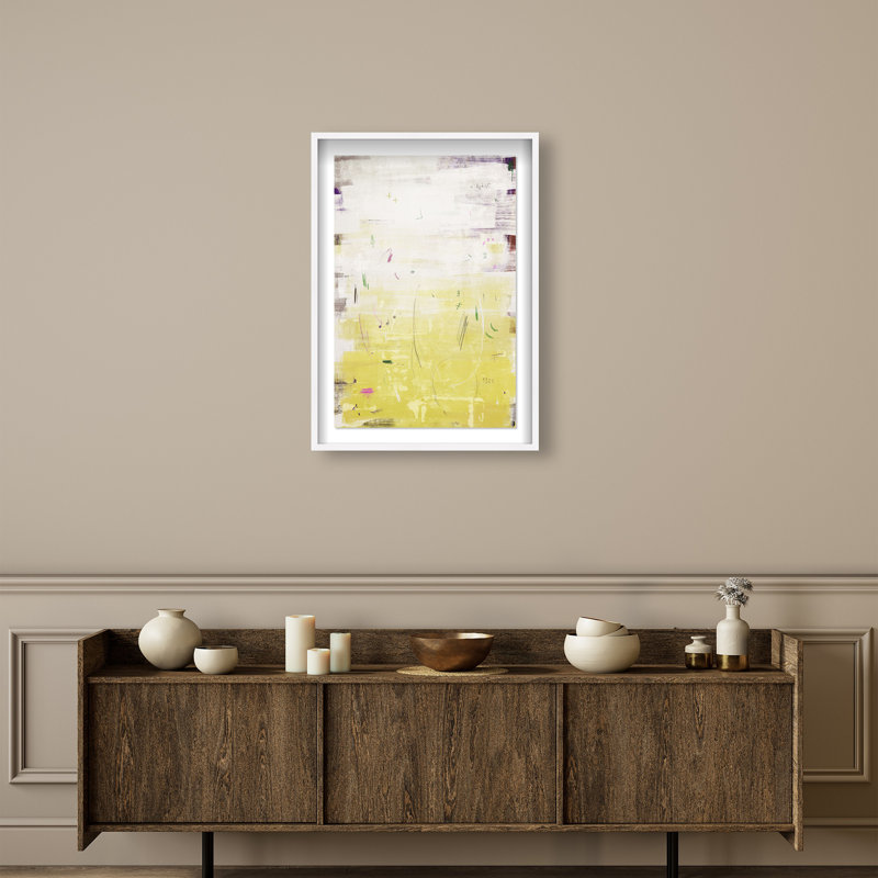 Oliver Gal Gradients 4 2 Abstract - Luxury Shadowbox Framed Wall Art, 37.5" H x 25.5" W