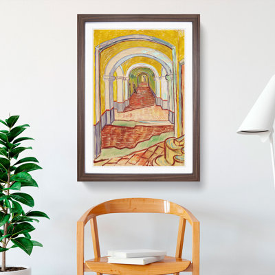 Corridor in the Asylum by Vincent Van Gogh - Picture Frame Painting