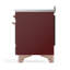 Cuisinière à induction de 48 pouces avec 6 éléments à induction en bourgogne Majestic III Series (garniture en cuivre)-124828833-124828830