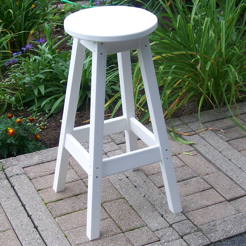 Tabouret de bar Nettie, Blanc