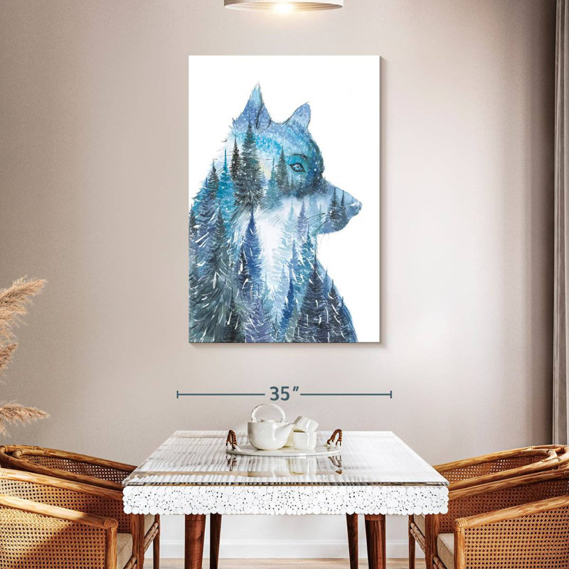 Brampt Nature's Wolf, 48" H x 32" W