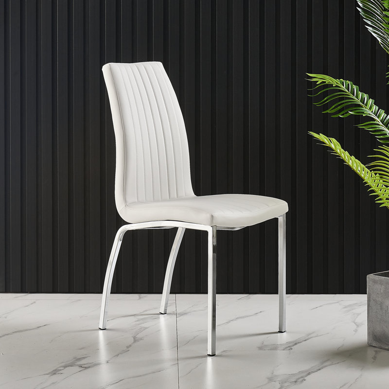 Nexus Dining Table With 4 Modalux Chairs, White