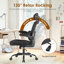 Groningen High Back Ergonomic Chair with Adjustable Headrest and Lumbar Support-1030404190