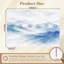 Papier peint auto-adhésif Misty Blue Mountain Landscape Layered Peaks-133671317