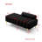 Makari 53.2" Wide Sherpa Fabric Rectangle Standard  Ottoman-1088108610