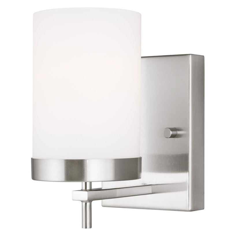 Linley One Light Wall / Bath Sconce from, Brushed Nickel, No
