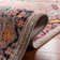 Tapis à motif oriental orange Felty