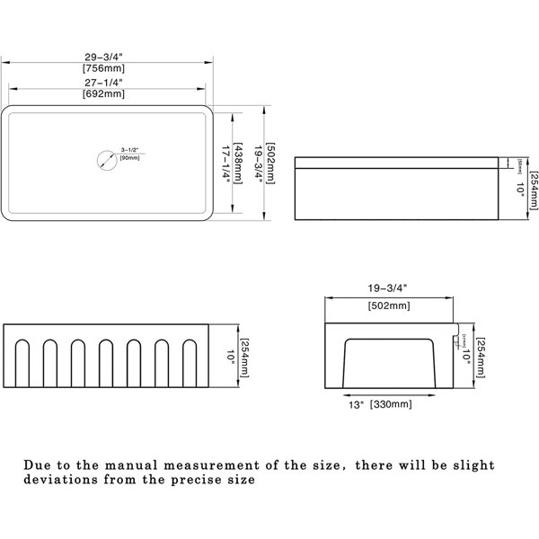 Dimensions du produit