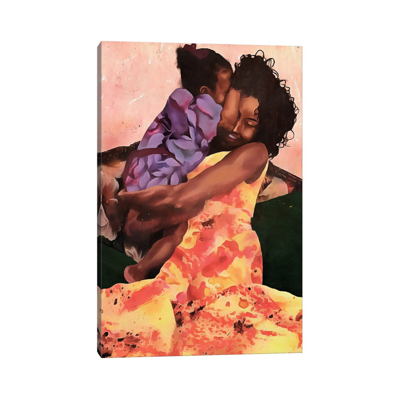 Her Strength by Alonzo Saunders - Wrapped Canvas Painting, 20.32 cm H x 30.48 cm W