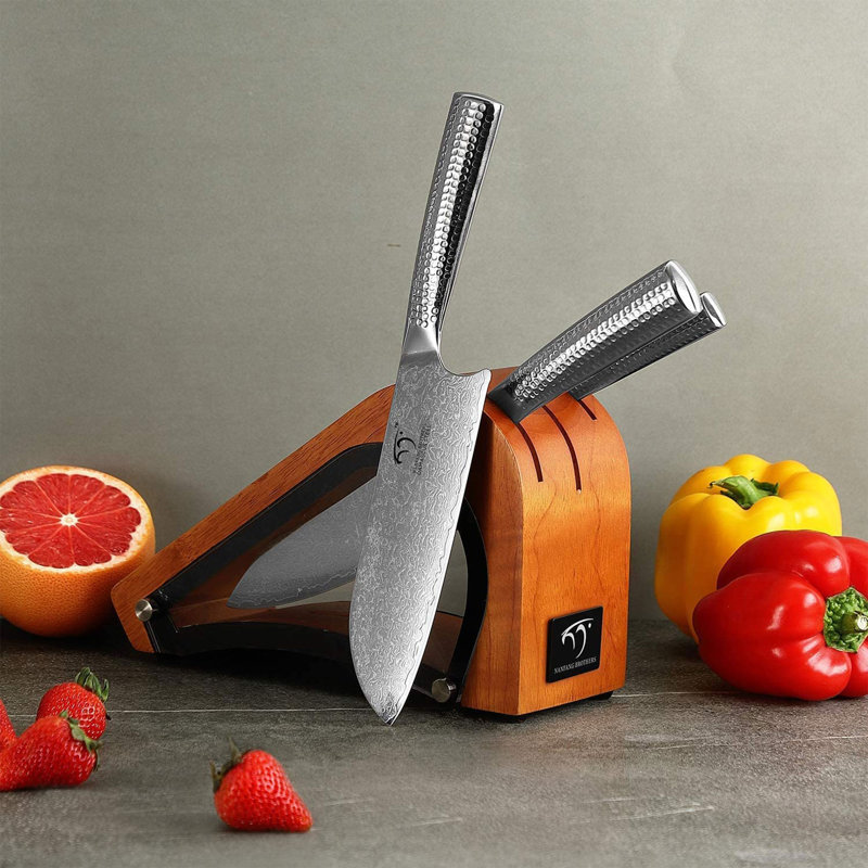 Nanfang Brothers Industrial & Trading Company Limited Of Yangjiang 4 Piece Damascus Steel Assorted Knife Set