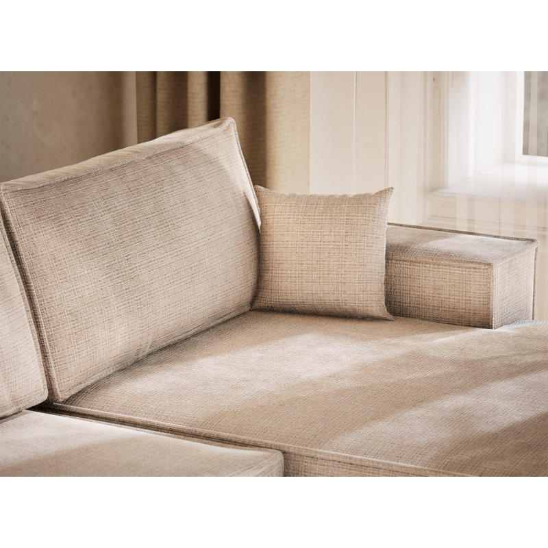 6 Seater Reclining Corner Sofa , Cream