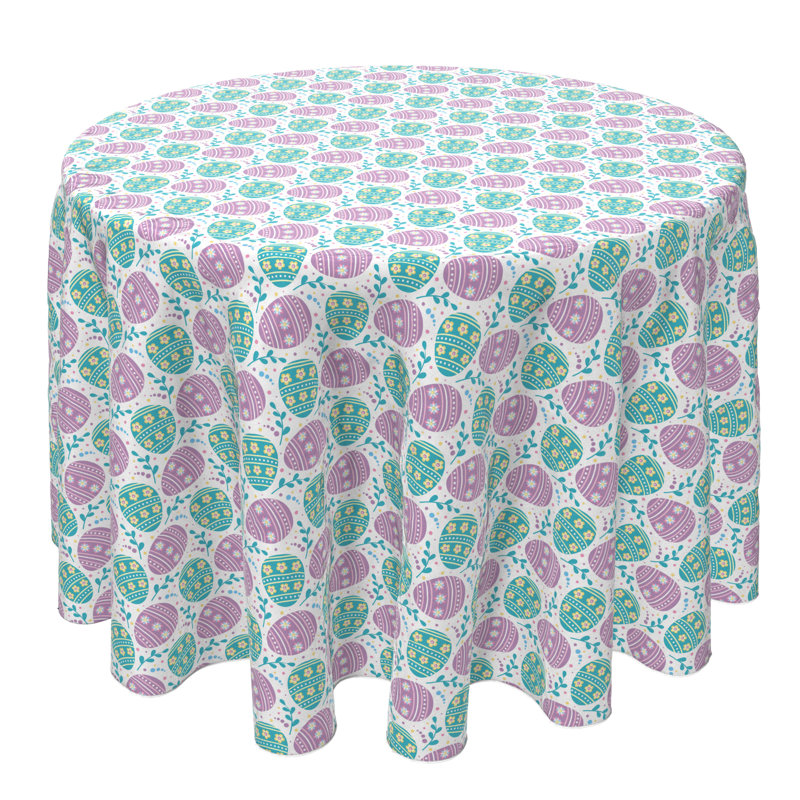 Flaviu Round Easter Cotton Twill Tablecloth