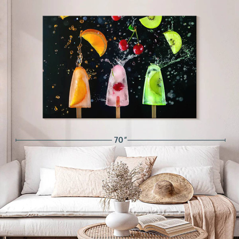 Yarlin Sweet Fruit Popsicles, 34" H x 51" W