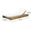 Donnie 39'' Outdoor Acacia Chaise Lounge-1163228339