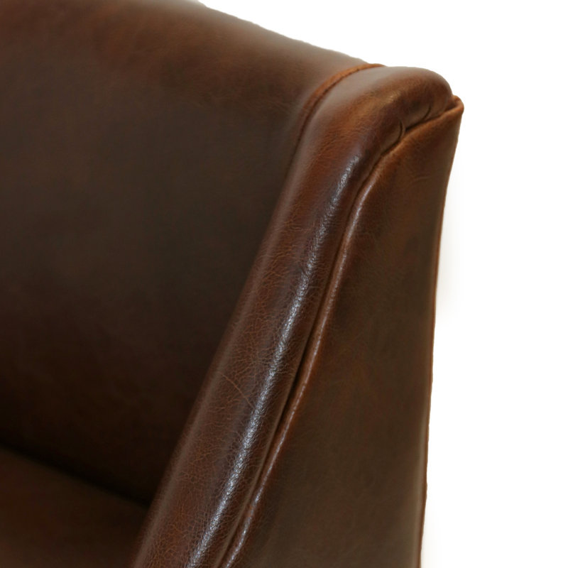 Upholstered Stool with Metal Frame
