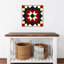 «Christmas Barn Quilt IV» par Victoria Barnes - reproduction sur toile flottante-86870073-86870071