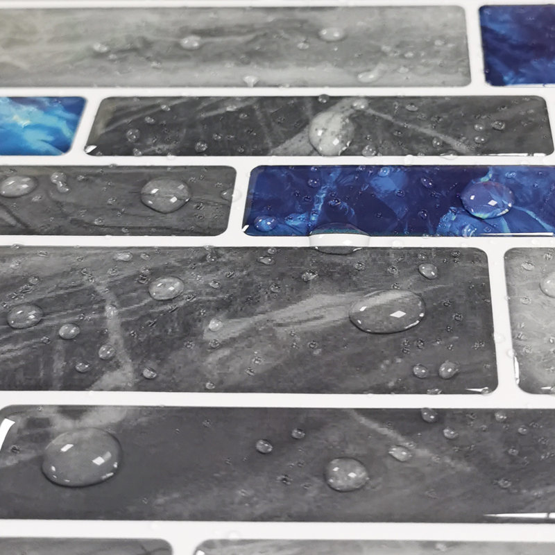 12'' W x 12'' L Vinyl Peel and Stick Subway Tile