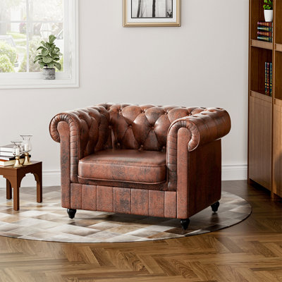 Bivens Upholstered Chesterfield Chair
