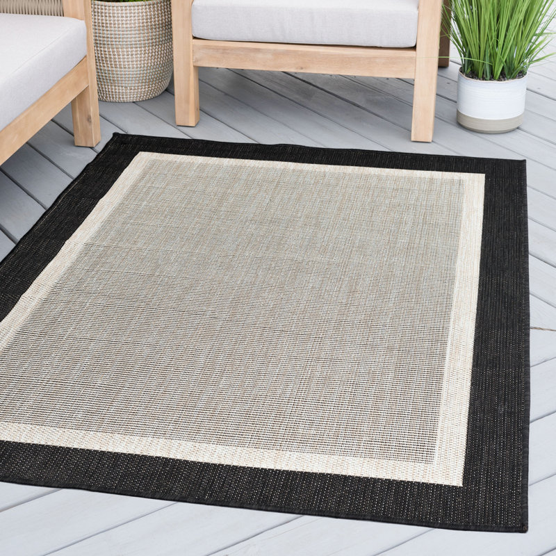 Kasuri Indoor / Outdoor Rug, Rectangle 2' x 3'