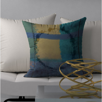 Lingering Satisfaction Square Pillow Cover & Insert