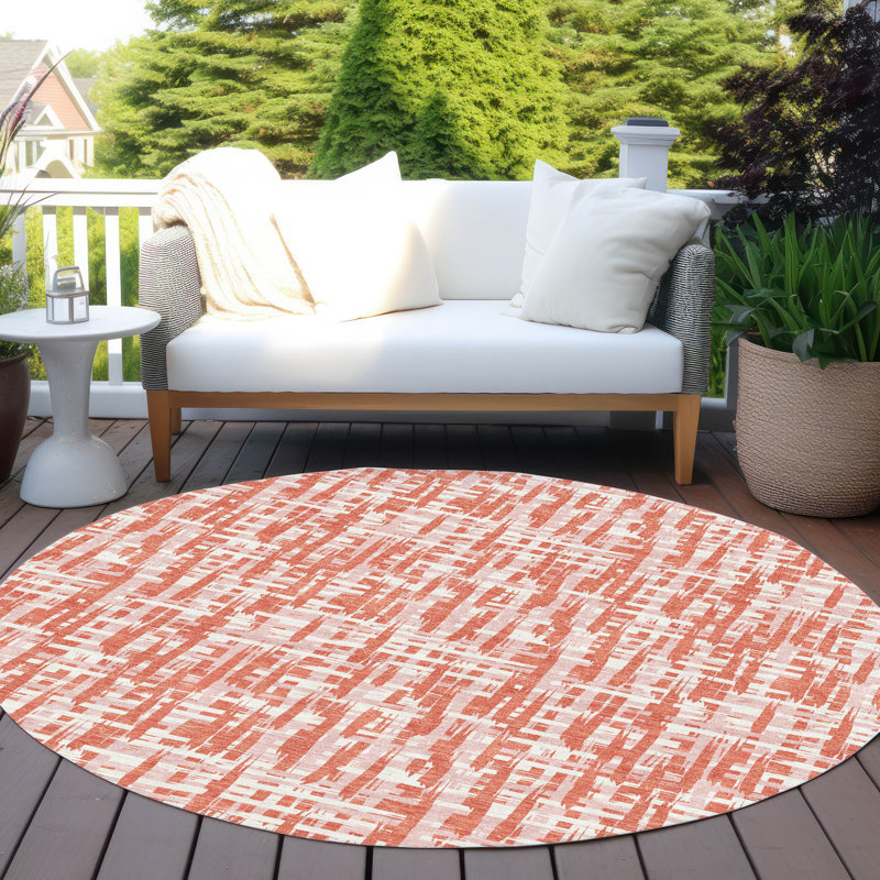 Tapis intérieur / extérieur lavable Zarifa , 8 pi x 8 pi