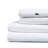 Lacoste Cotton Percale Sheet Set, Cooling & Breathable Bedding, Deep Pocket Fitted Sheet, White, King-35177727-35177722