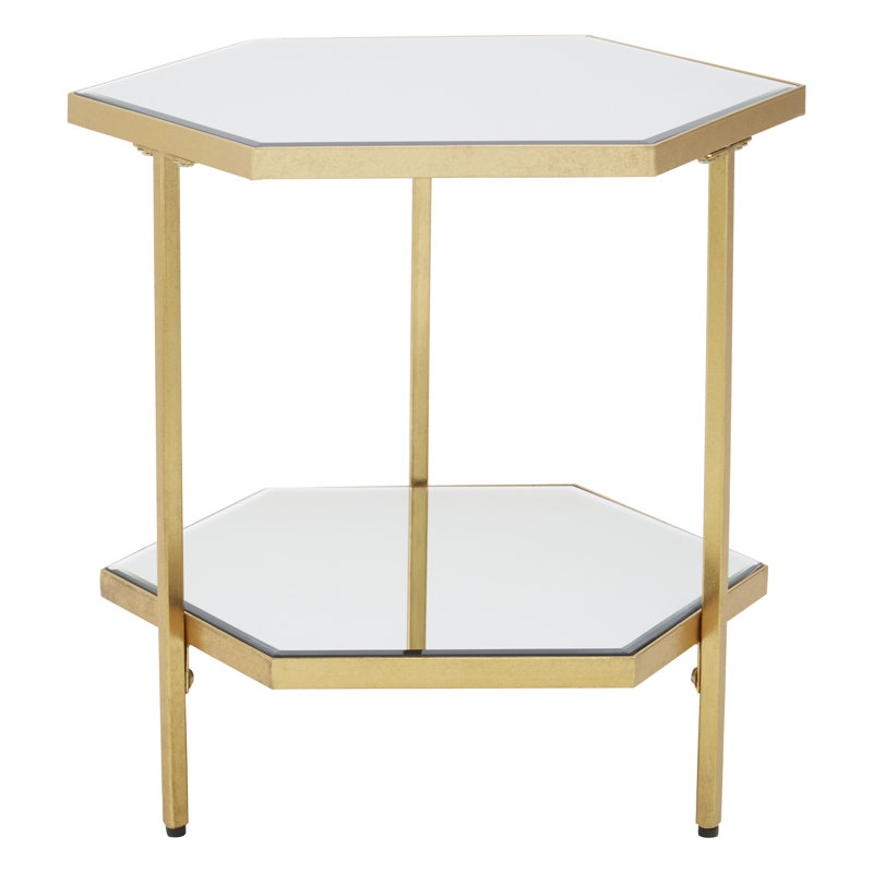 Sobel Glass Top End Table