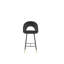 Aubin Upholstered Counter Stool with Metal Frame-1260966416