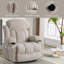 Balancelle avec fonction inclinable et fonction de massage avec canapé chauffant, avec port USB et 2 avec 2 porte-gobelets dans les poches latérales,-54386785