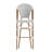 Indoor/Outdoor All-Weather Commercial Paris Chairs with Bamboo Print Frame-130346789-130346795