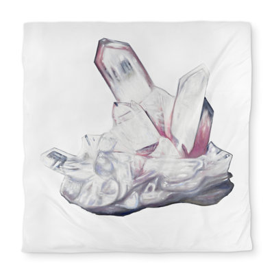Clear Quartz Crystal Queen Duvet Cover  Modern Home Decor